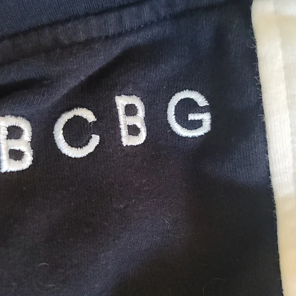 STUNNING BCBG black trackpants with side stripes - Picture 5 of 11